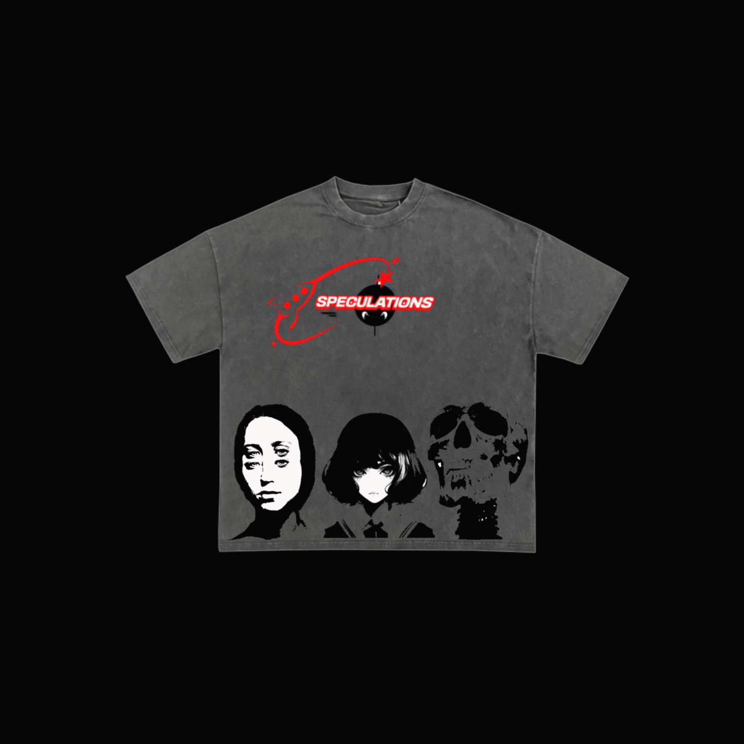 Oversized Vintage Speculations T-Shirt. (PREORDERS)