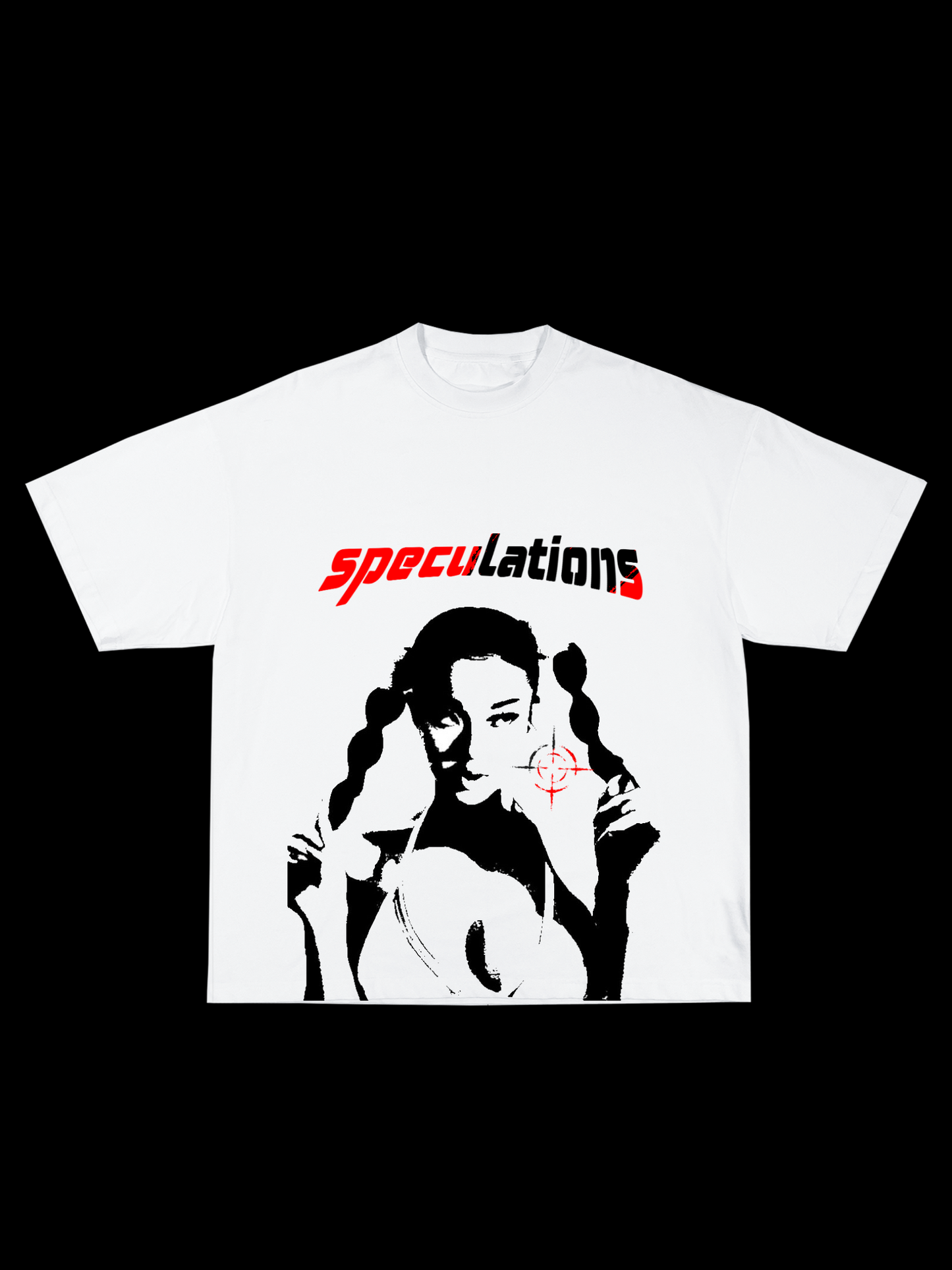 speculations “pretty girls have fun with us” oversized boxy fit t-shirt!